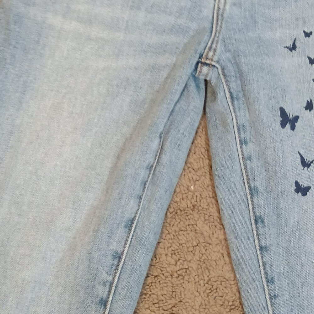 Peek & Justice/Jeans Bundle/Girls 10/Light Wash Jeggings 2Pc Lot - Picture 2 of 11